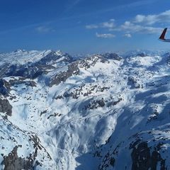 Flugwegposition um 15:18:29: Aufgenommen in der Nähe von Gemeinde Werfen, Österreich in 2146 Meter
